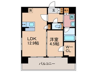 ベラジオ雅び京都河原町(202)の物件間取画像